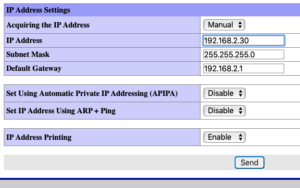 Setting a static IP address to an Epson printer - LineSkip Support